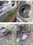 Foto: Regenwasserablauf ohne Funktion 